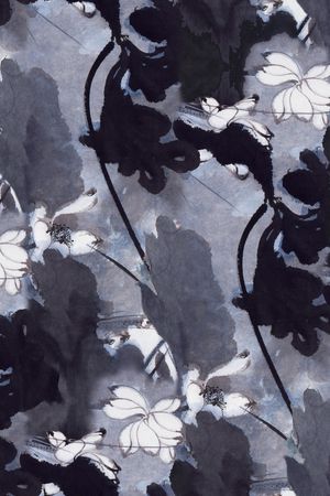 荷花印花华亿平台图片