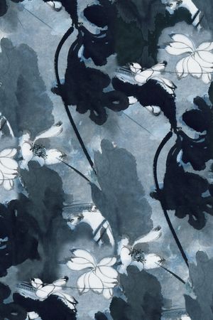 荷花印花华亿平台图片