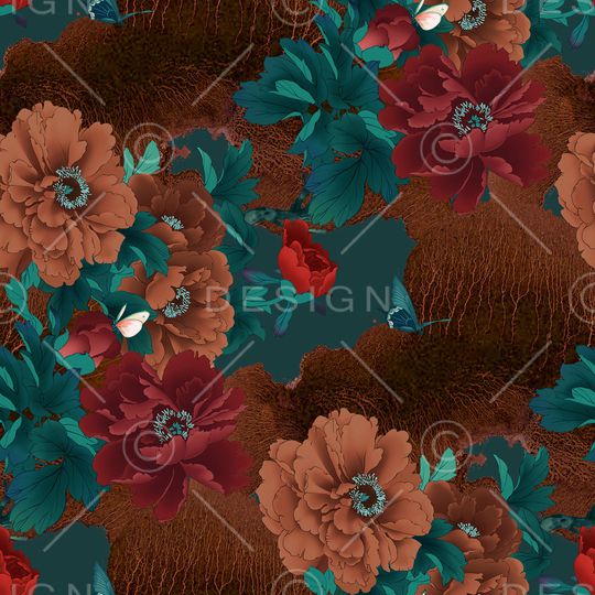 旗袍印花华亿平台图片