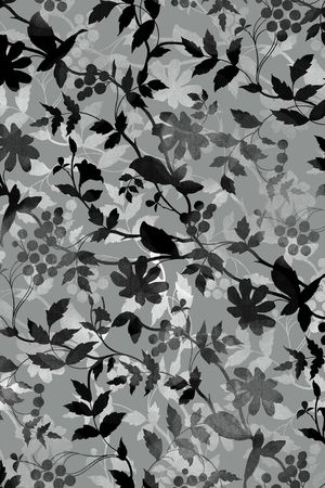 抽象花卉印花华亿平台图片