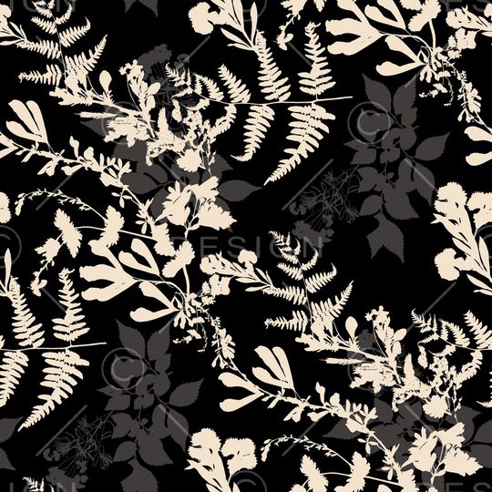 抽象花卉印花华亿平台图片