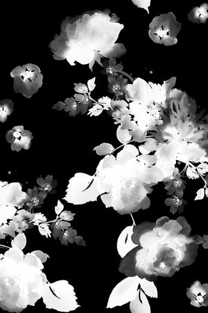 抽象花卉印花华亿平台图片