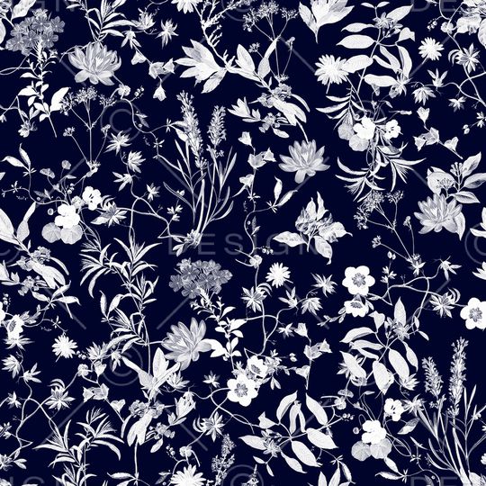 抽象花卉印花华亿平台图片