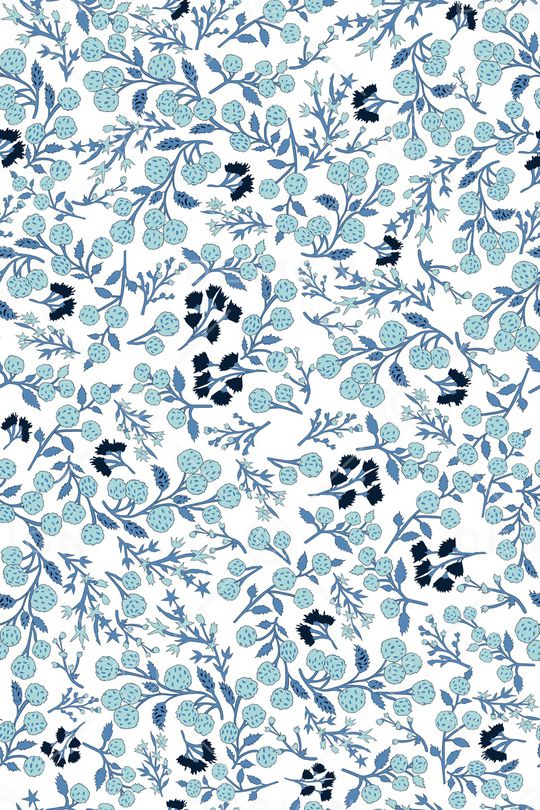 蓝色印花华亿平台图片