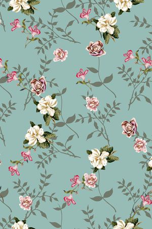 连衣裙印花华亿平台图片