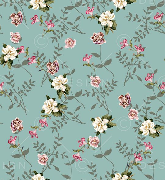 连衣裙印花华亿平台图片