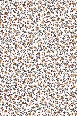 清爽底花卉印花华亿平台图片