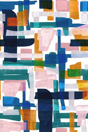 几何印花华亿平台图片