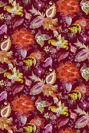 佩斯利印花华亿平台图片