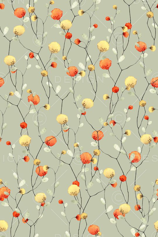 绿植树叶印花华亿平台图片