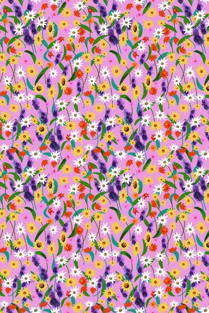 小碎花印花华亿平台图片