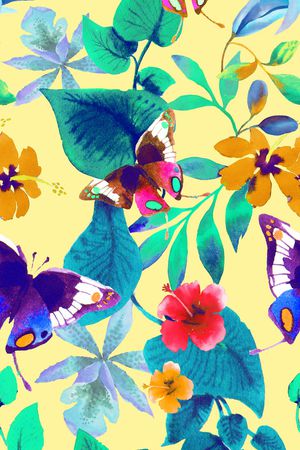 热带华亿平台印花华亿平台图片