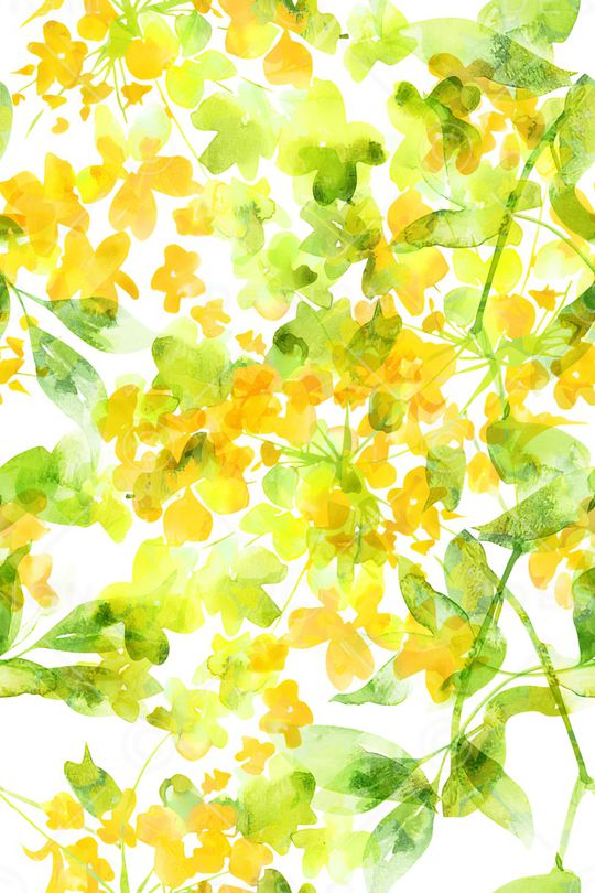 绿植树叶印花华亿平台图片