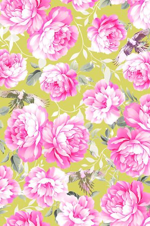 植物印花华亿平台图片