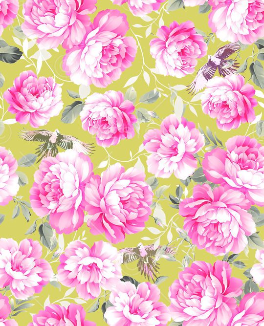 植物印花华亿平台图片