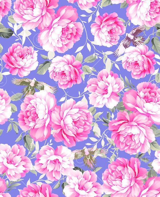 植物印花华亿平台图片