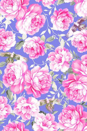 植物印花华亿平台图片