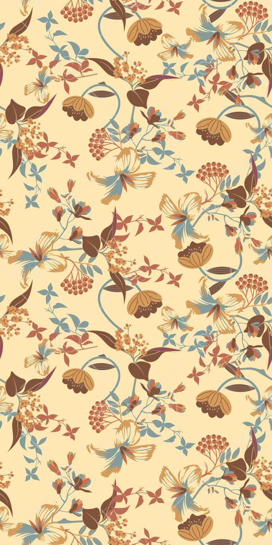 绿植树叶印花华亿平台图片