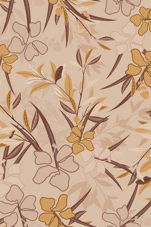 绿植树叶印花华亿平台图片