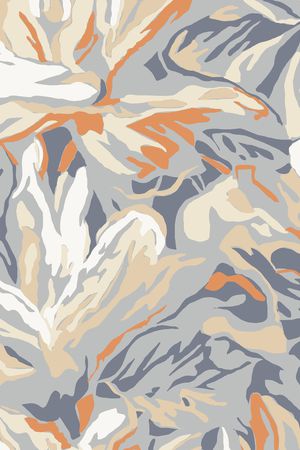 抽象花卉印花华亿平台图片