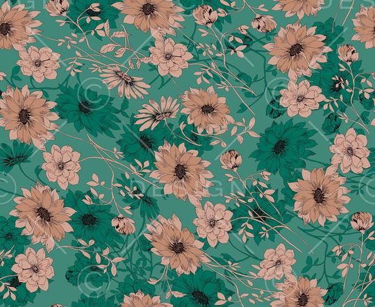 绿植树叶印花华亿平台图片