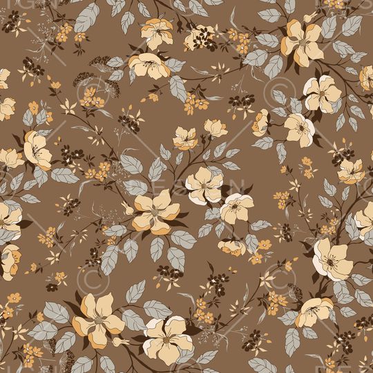 绿植树叶印花华亿平台图片