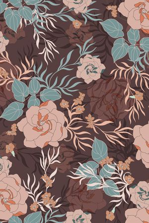 绿植树叶印花华亿平台图片