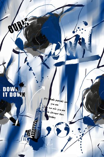 抽象印花华亿平台图片