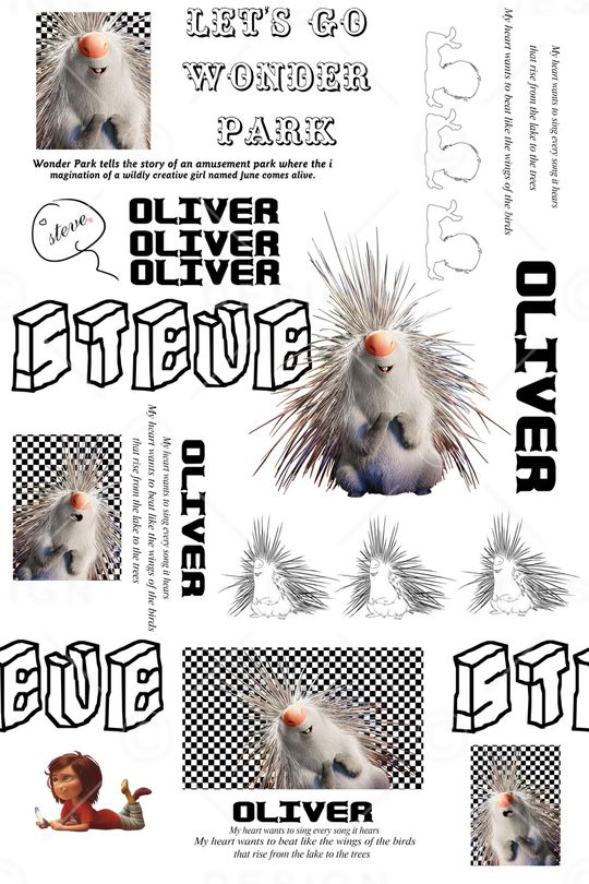 卡通动物印花华亿平台图片