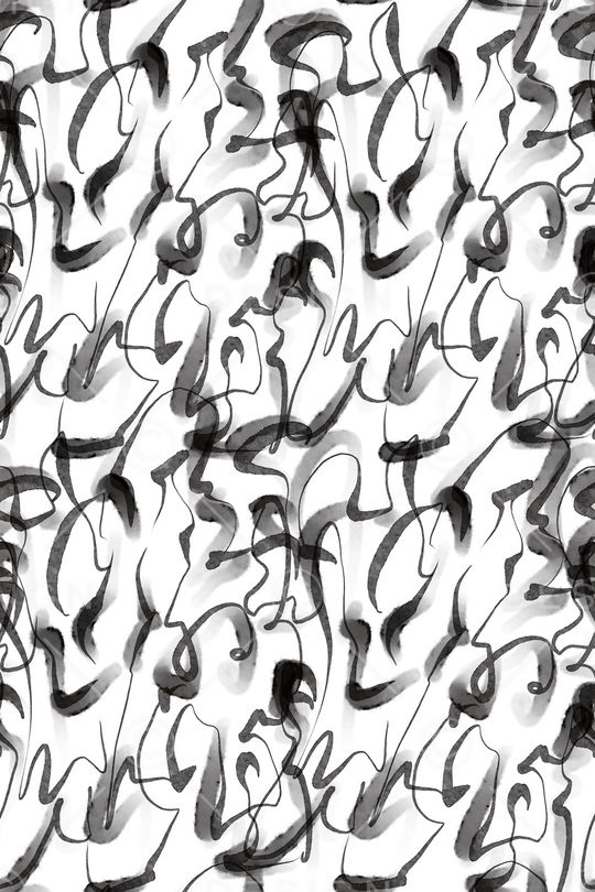 笔触印花华亿平台图片