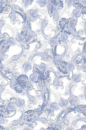 佩斯利印花华亿平台图片