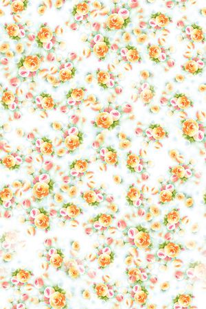 小花卉印花华亿平台图片