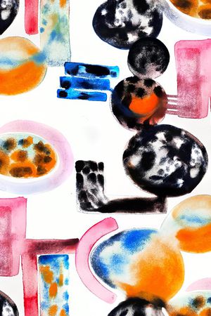 抽象印花华亿平台图片