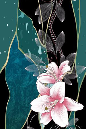 几何印花华亿平台图片