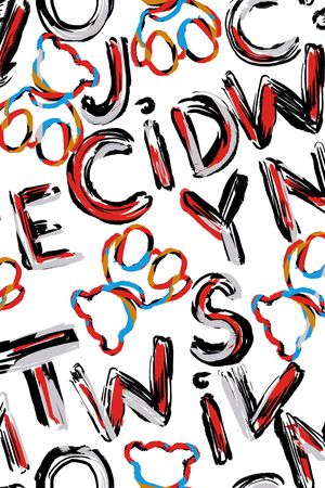 字母印花华亿平台图片