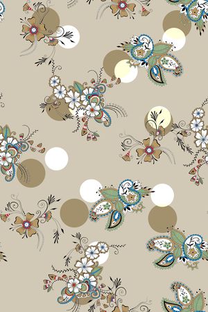 佩斯利印花华亿平台图片