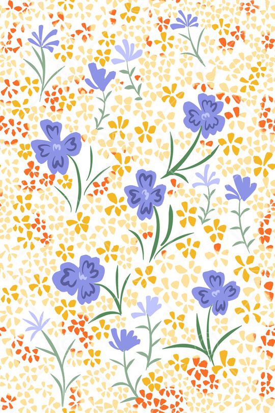 小碎花印花华亿平台图片