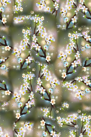 满版散花印花华亿平台图片