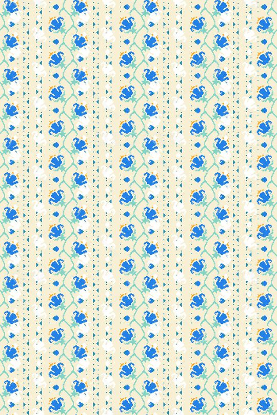 小清新印花华亿平台图片