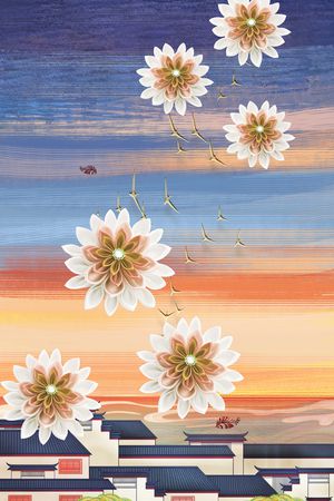 女装定位花印花华亿平台图片