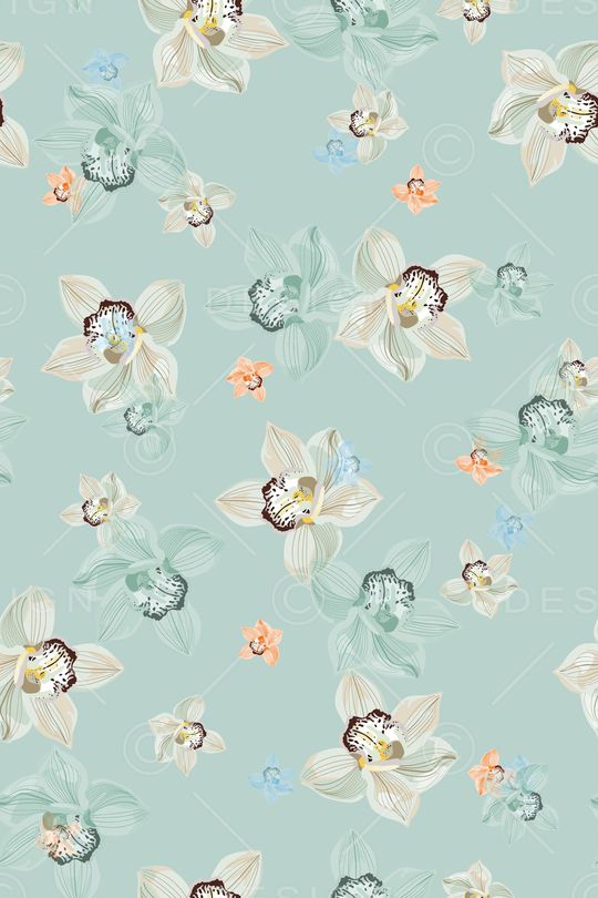 小清新印花华亿平台图片