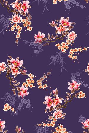 旗袍印花华亿平台图片