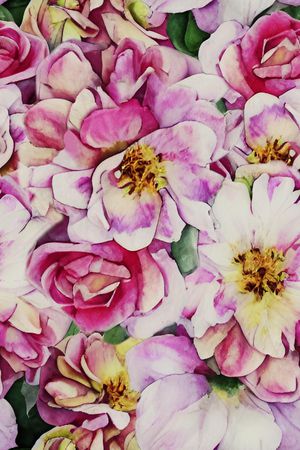 真丝印花华亿平台图片