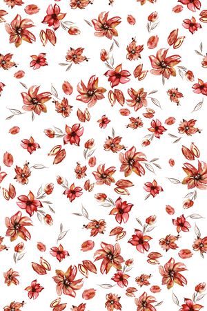 小碎花印花华亿平台图片