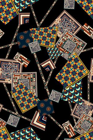 抽象印花华亿平台图片