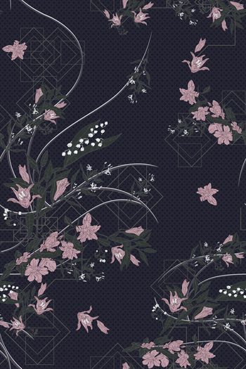 几何印花华亿平台图片