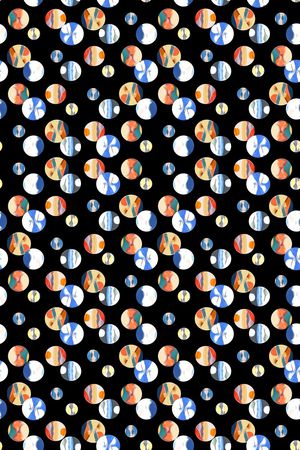 黑底印花华亿平台图片