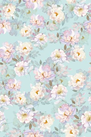 小清新印花华亿平台图片