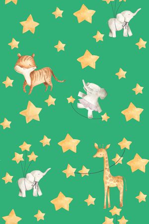 卡通印花华亿平台图片