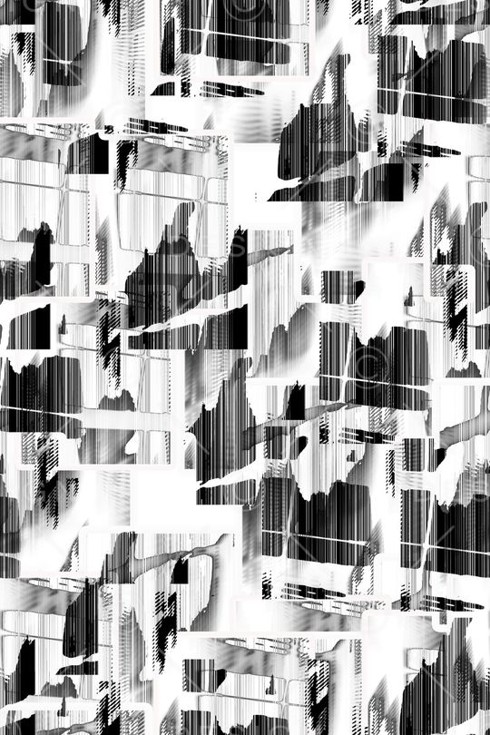 抽象男装印花华亿平台图片